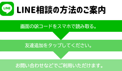 ラインQRコード案内